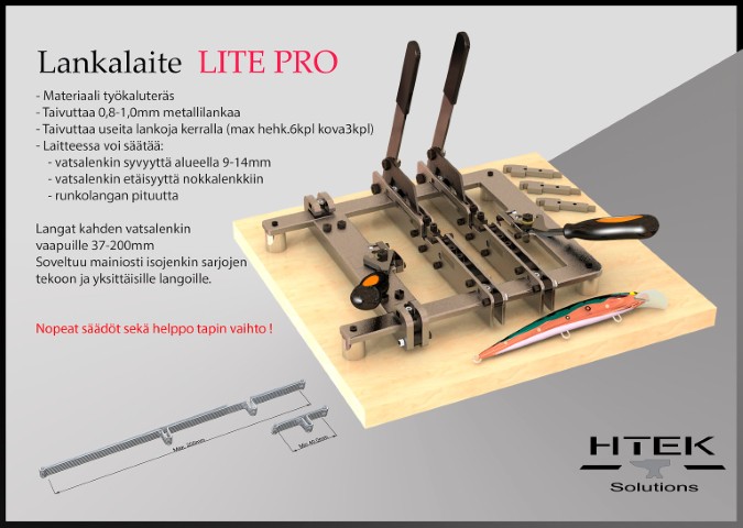 LITE PRO lankakone/wobblers wire machine